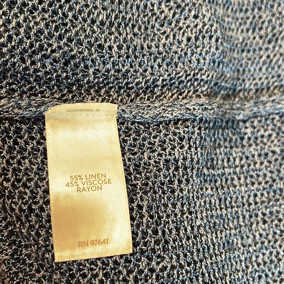 J Jill Blue Knit Top, Size XS Petite - Picture 4 of 4